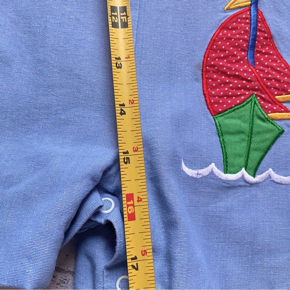 Vintage Samara Sailboat Appliqué Romper - Picture 6 of 9